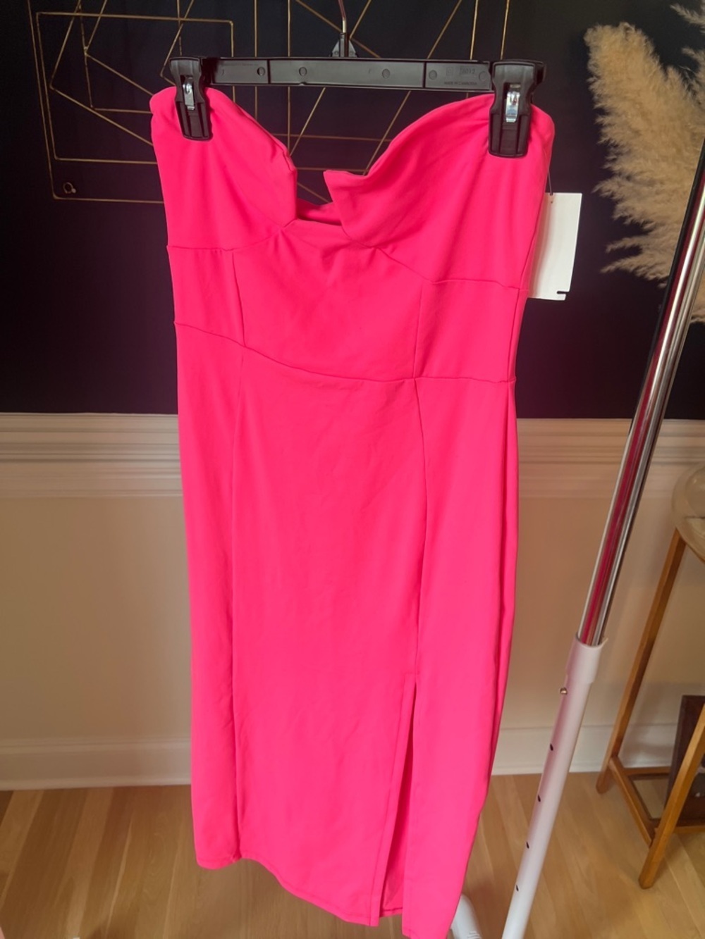 Tube slit dress size large
